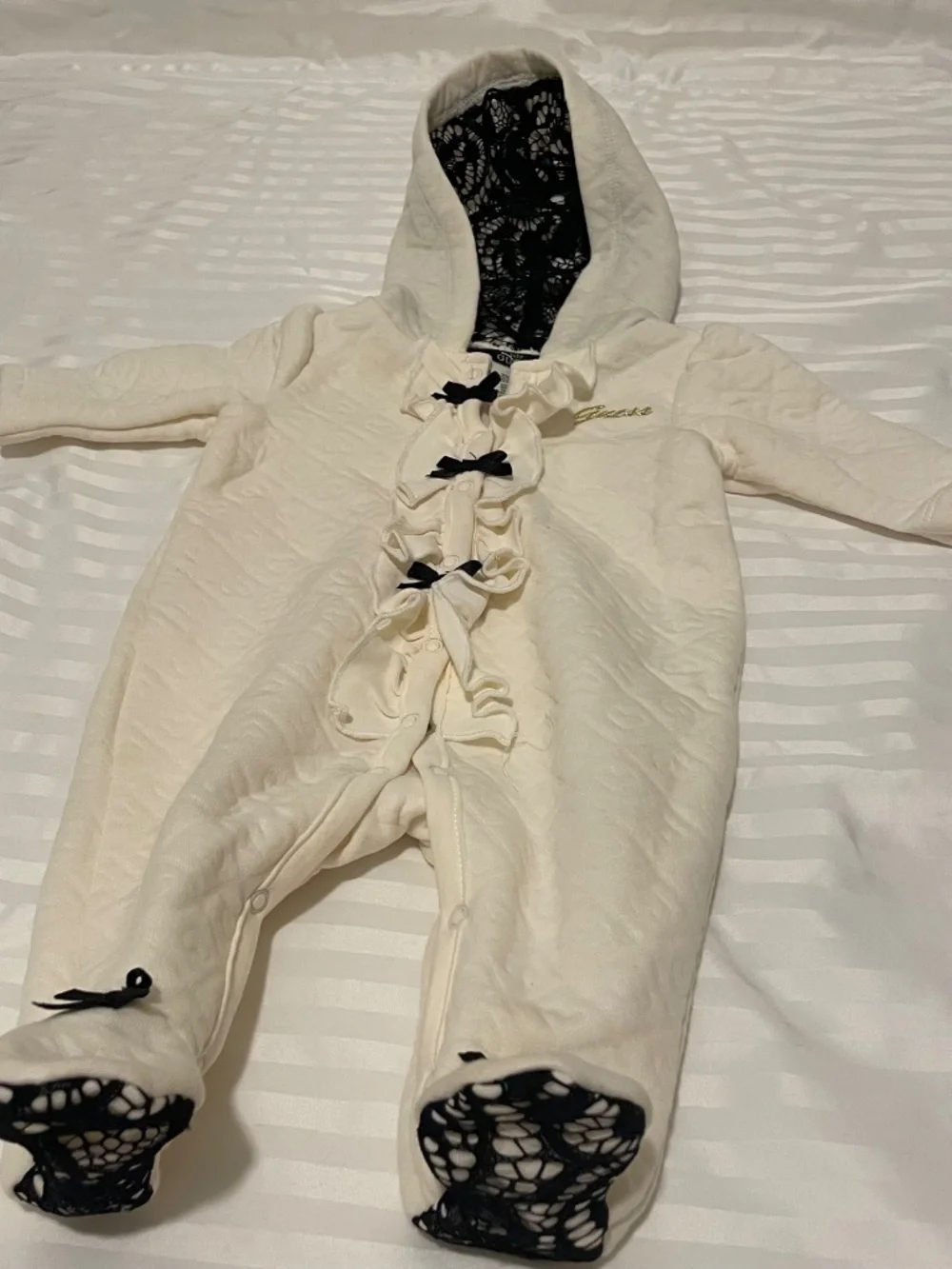 Guess cream colored onesie